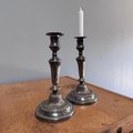 Paire de flambeaux en bronze - Période contemporaine